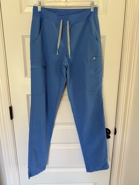 Figs Ceil Blue Yola Scrub Pants with Drawstring